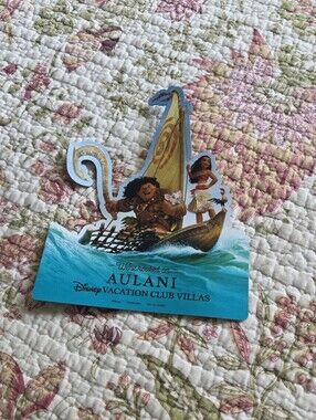 Disney Blue Moana Boat Decorative Accent